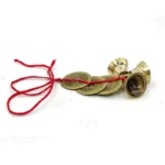 Buy Feng Shui Lucky Brass Hanging 3 Bells & Coins for Prosperity - Image 2