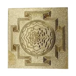 Maha Meru Shree Yantra Gold Plated Brass – Buy Online - Image 7