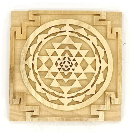 Sevan Shriparni Wood Shree Yantra- Vastu Shashtra