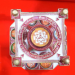 Sri Ashtavinayak Eight Ganesha Yantra Chowki in Brass - Image 3